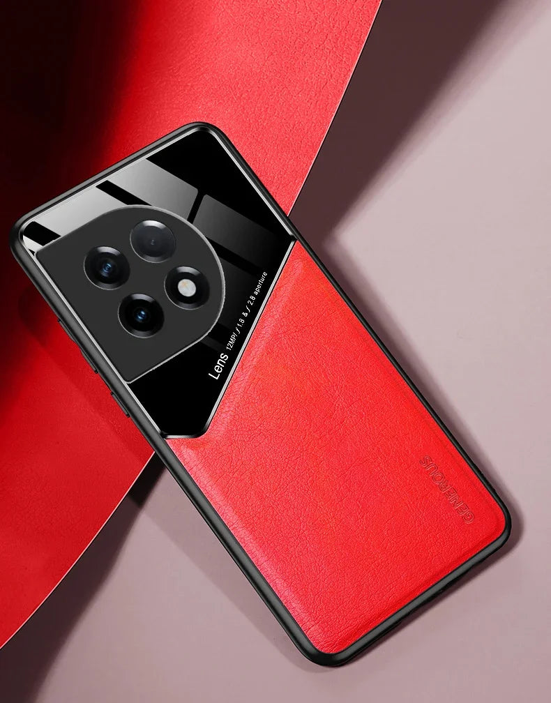 For OnePlus11 Case Zroteve PU Leather Car Magnetic Hard PC Cover For OnePlus 11 12 13 One Plus 11R 12R 13R OnePlus12 Phone Cases