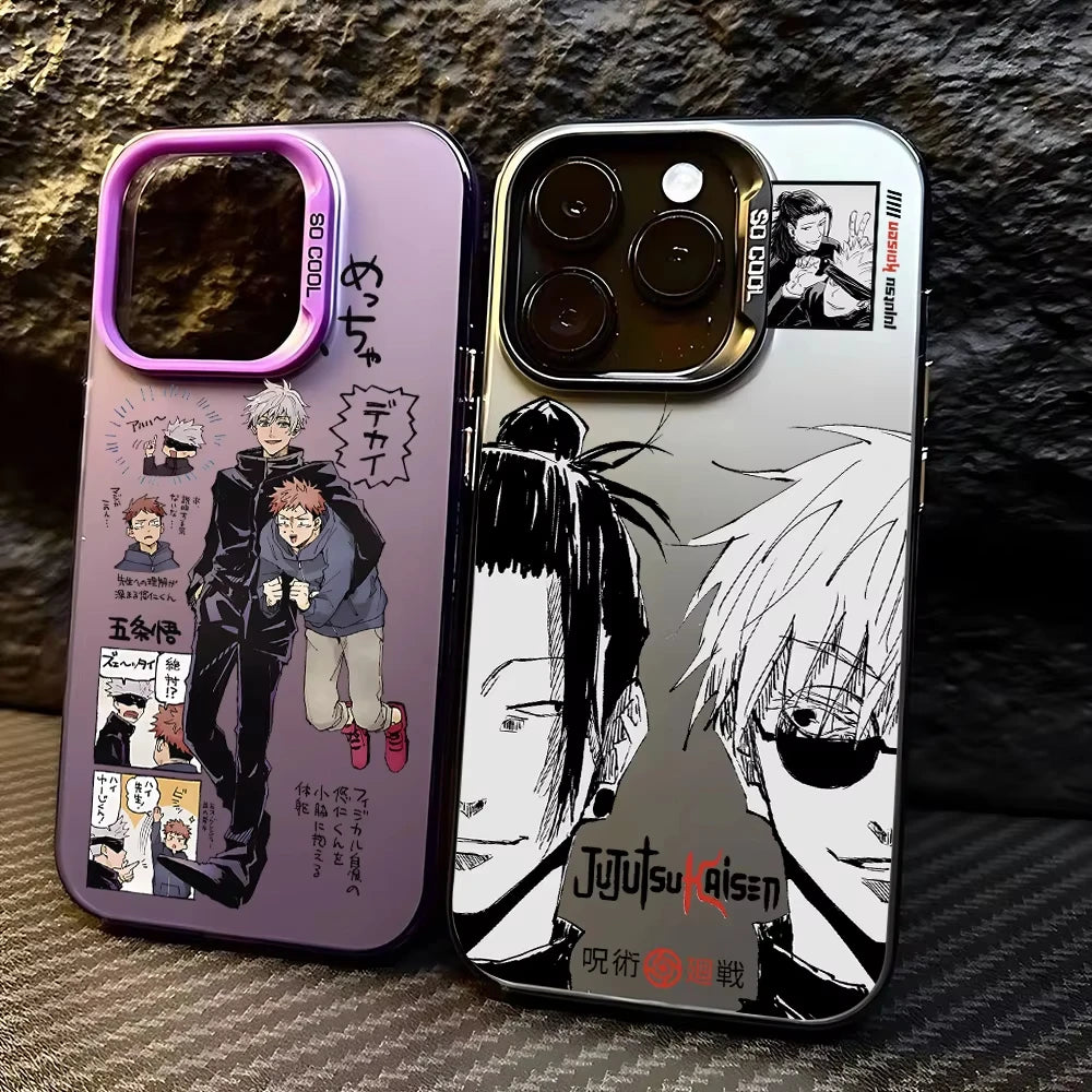 Comics Jujutsus Kaisens Satoru Gojo Phone Case For iPhone 17 16 15 14 13 12 11 Pro Max 16 Plus 16E 17 Air Shockproof Back Cover