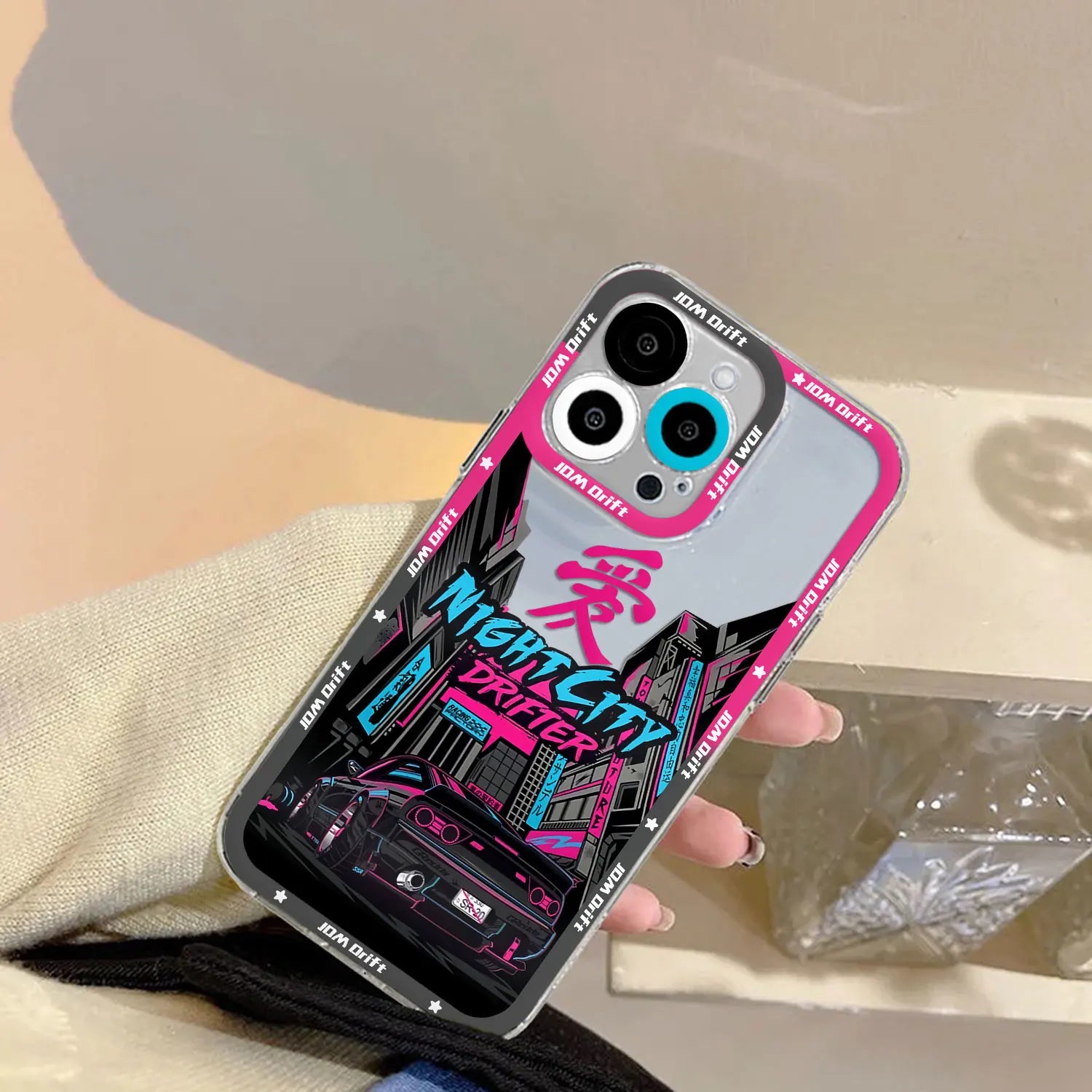 JDM Sports Drift Car Phone Case for Xiaomi Mi 11 11T Poco F5 X6 X5 M4 X4 M3 X3 Pro NFC Lite GT Pro 5G Transparent Soft TPU Cover