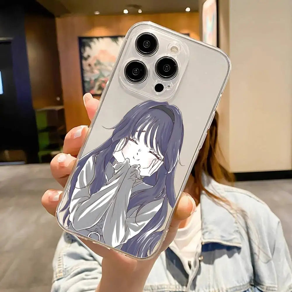 Kaoruko Waguri Phone Case For IPhone 17 16 15 14 13 12 11 Pro Max Air Soft Cover Transparent Silicone Soft Case