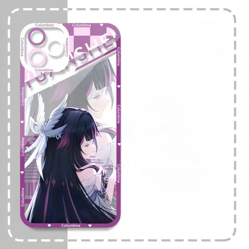 Genshin Impact Columbina Phone Case For Infinix Note 50S 12 G96 VIP 11 Pro Zero 20 30 Hot 12 12i 20i 20 Pro Play Clear Cover