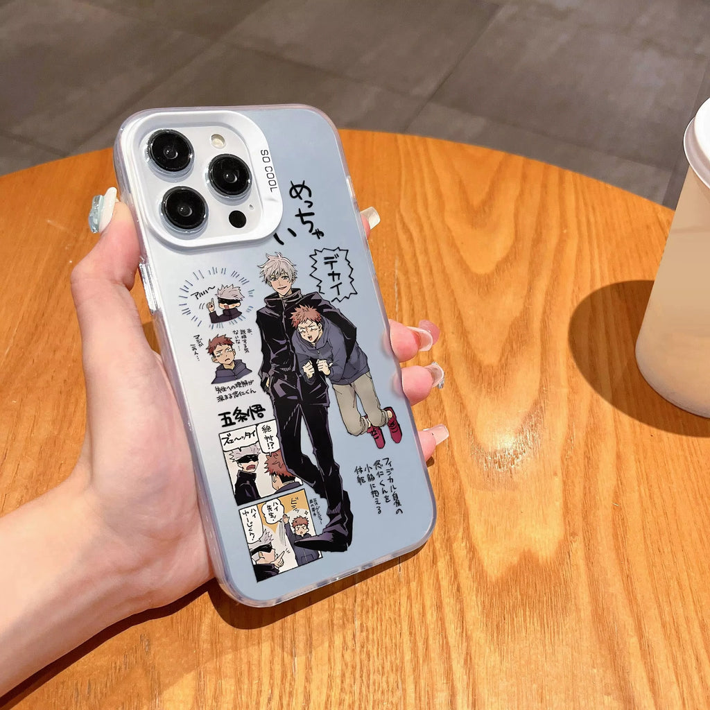 Comics Jujutsus Kaisens Satoru Gojo Phone Case For iPhone 17 16 15 14 13 12 11 Pro Max 16 Plus 16E 17 Air Shockproof Back Cover