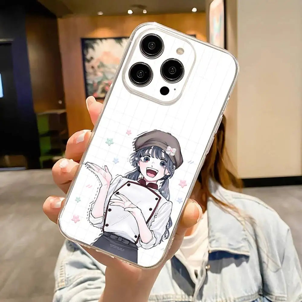 Kaoruko Waguri Phone Case For IPhone 17 16 15 14 13 12 11 Pro Max Air Soft Cover Transparent Silicone Soft Case