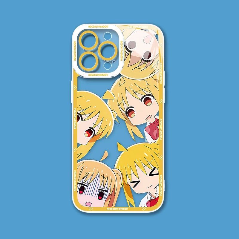 Anime Cute Bocchi The Rock Case For Samsung Galaxy S25 Ultra S23 S22 S21 S24 Plus FE A56 A36 A26 5G A16 A06 4G Note 20 Cover