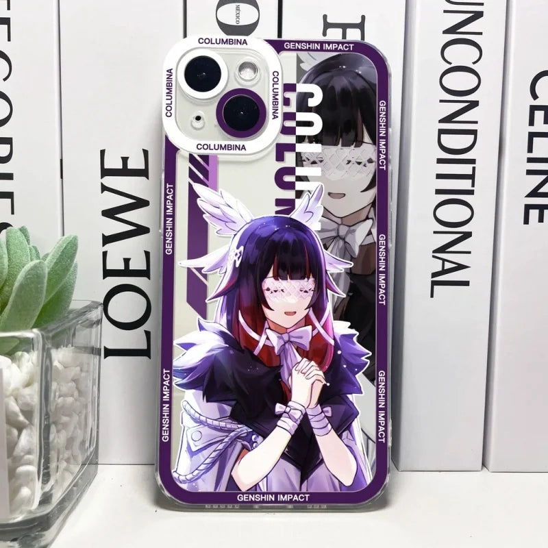 Genshin Impact Columbina Phone Case For Infinix Note 50S 12 G96 VIP 11 Pro Zero 20 30 Hot 12 12i 20i 20 Pro Play Clear Cover