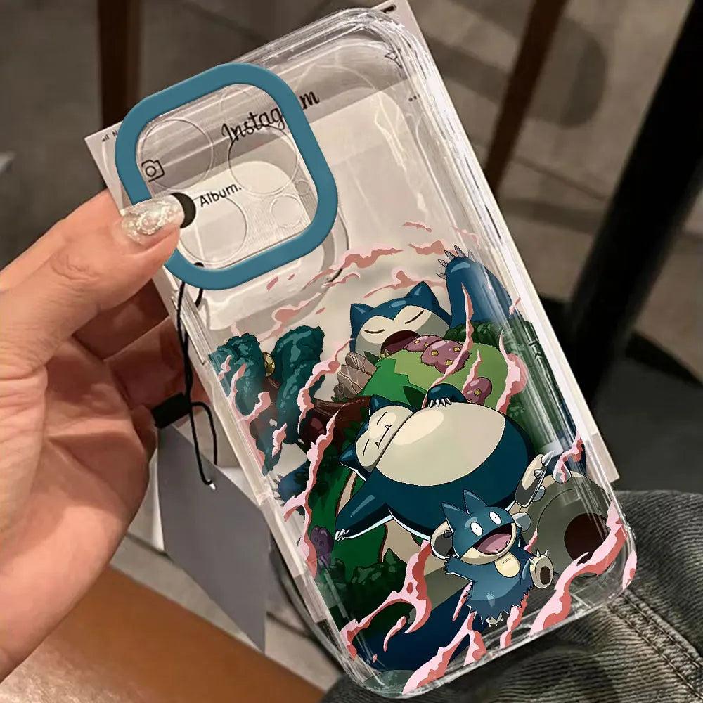 New Anime Pokémons Pikachu Hot Cool Phone Case for Xiaomi Mi 14 13 12 11 10 Poco X6 F5 F4 X7 X4 X3 NFC Lite GT Pro 5G Clear TPU