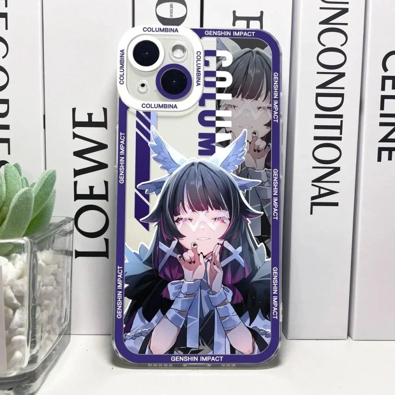 Genshin Impact Columbina Phone Case For Infinix Note 50S 12 G96 VIP 11 Pro Zero 20 30 Hot 12 12i 20i 20 Pro Play Clear Cover