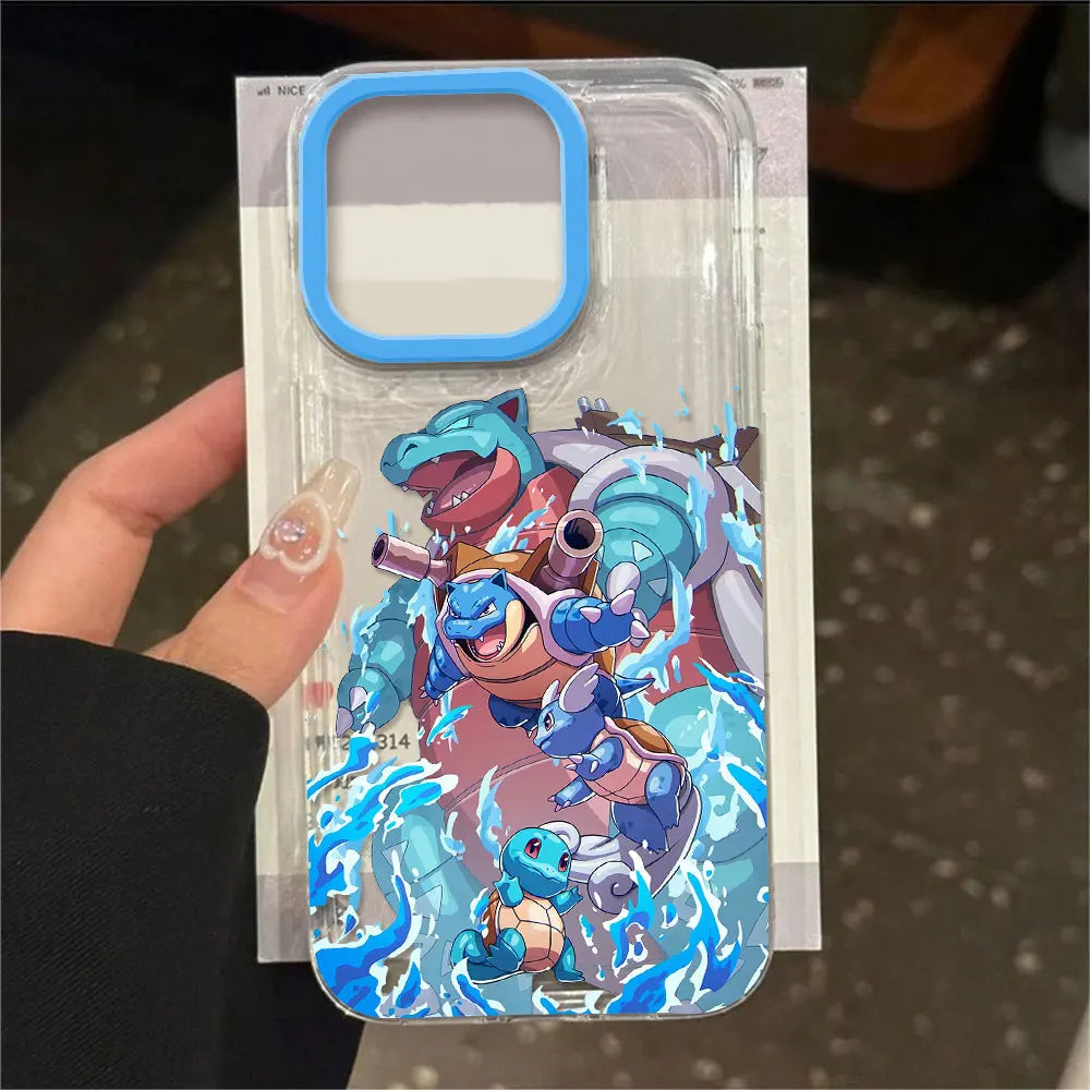 New Anime Pokémons Pikachu Hot Cool Phone Case for Xiaomi Mi 14 13 12 11 10 Poco X6 F5 F4 X7 X4 X3 NFC Lite GT Pro 5G Clear TPU