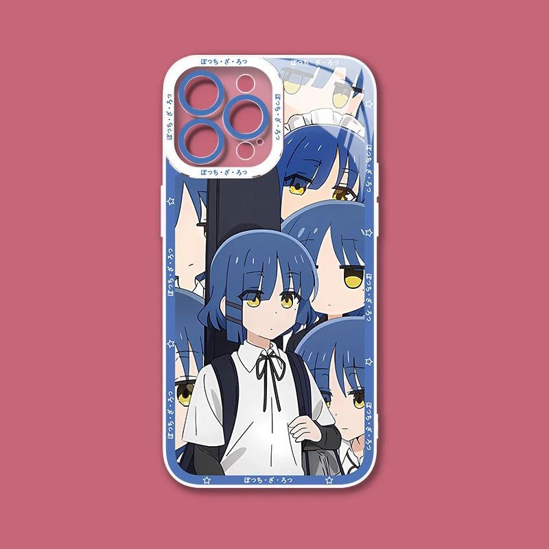 Anime Cute Bocchi The Rock Case For Samsung Galaxy S25 Ultra S23 S22 S21 S24 Plus FE A56 A36 A26 5G A16 A06 4G Note 20 Cover