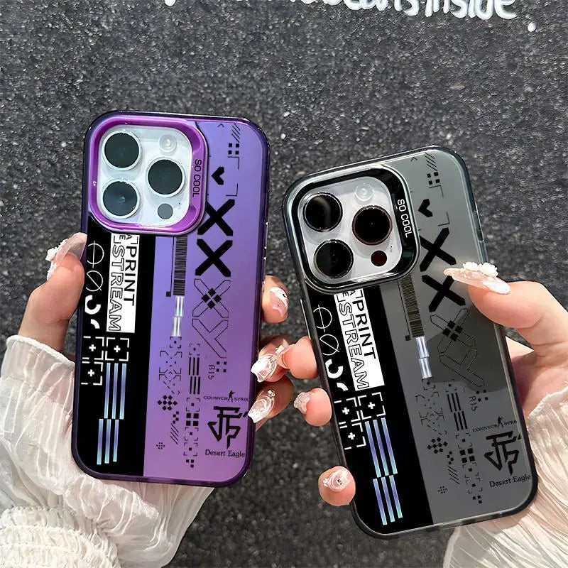 Hot Game Counter Strike CS GO Phone Case For iPhone 16 15 14 13 12 11 Pro Max X XR XSMAX 8 7 Plus Candy Matte Back Cover