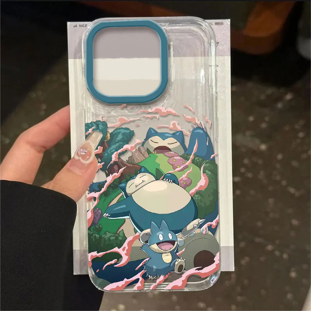 New Anime Pokémons Pikachu Hot Cool Phone Case for Xiaomi Mi 14 13 12 11 10 Poco X6 F5 F4 X7 X4 X3 NFC Lite GT Pro 5G Clear TPU