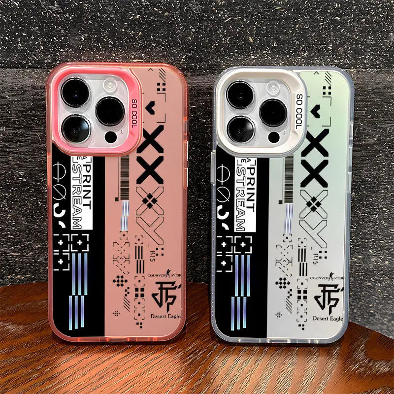 Hot Game Counter Strike CS GO Phone Case For iPhone 16 15 14 13 12 11 Pro Max X XR XSMAX 8 7 Plus Candy Matte Back Cover