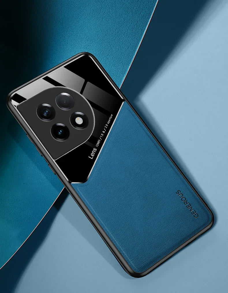 For OnePlus11 Case Zroteve PU Leather Car Magnetic Hard PC Cover For OnePlus 11 12 13 One Plus 11R 12R 13R OnePlus12 Phone Cases