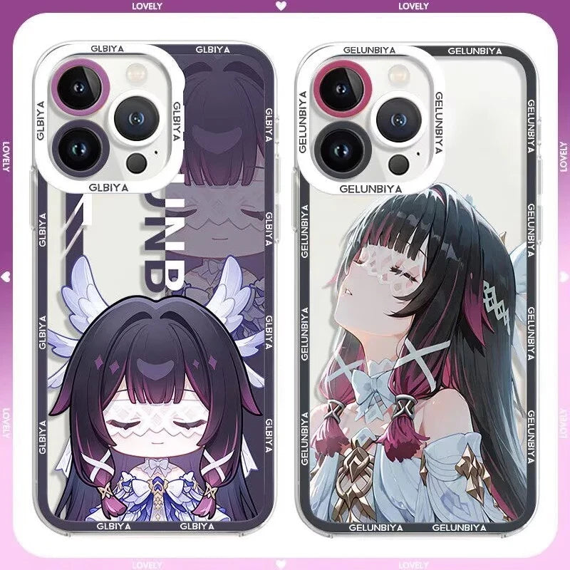 Genshin Impact Columbina Phone Case For Infinix Note 50S 12 G96 VIP 11 Pro Zero 20 30 Hot 12 12i 20i 20 Pro Play Clear Cover