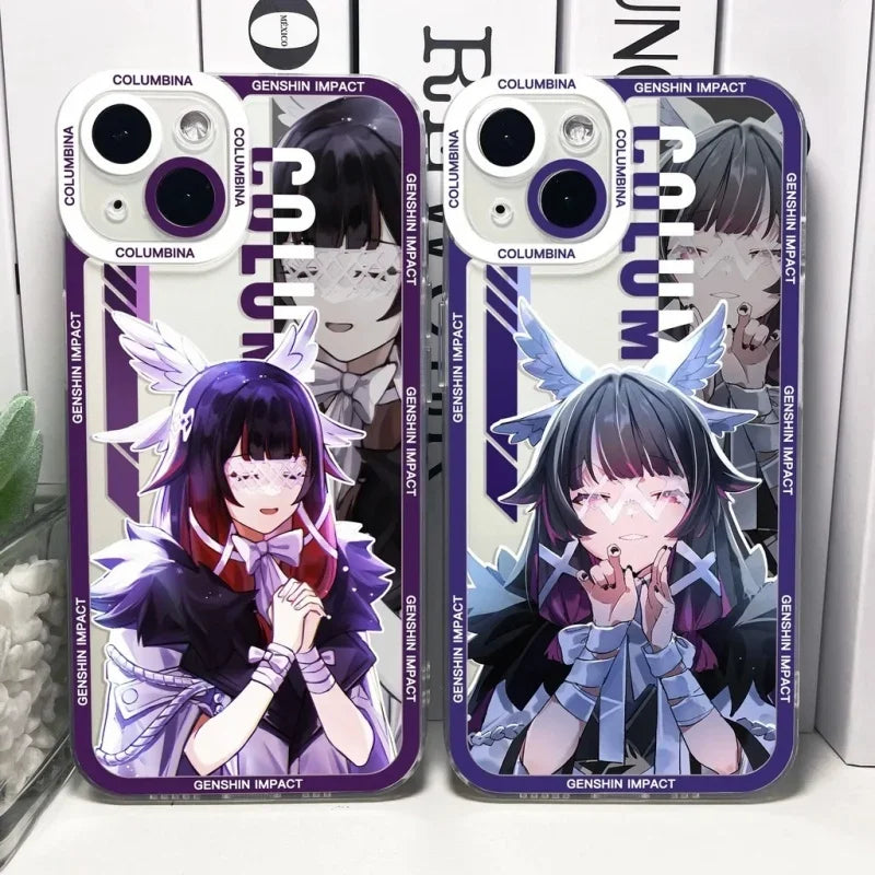 Genshin Impact Columbina Phone Case For Infinix Note 50S 12 G96 VIP 11 Pro Zero 20 30 Hot 12 12i 20i 20 Pro Play Clear Cover