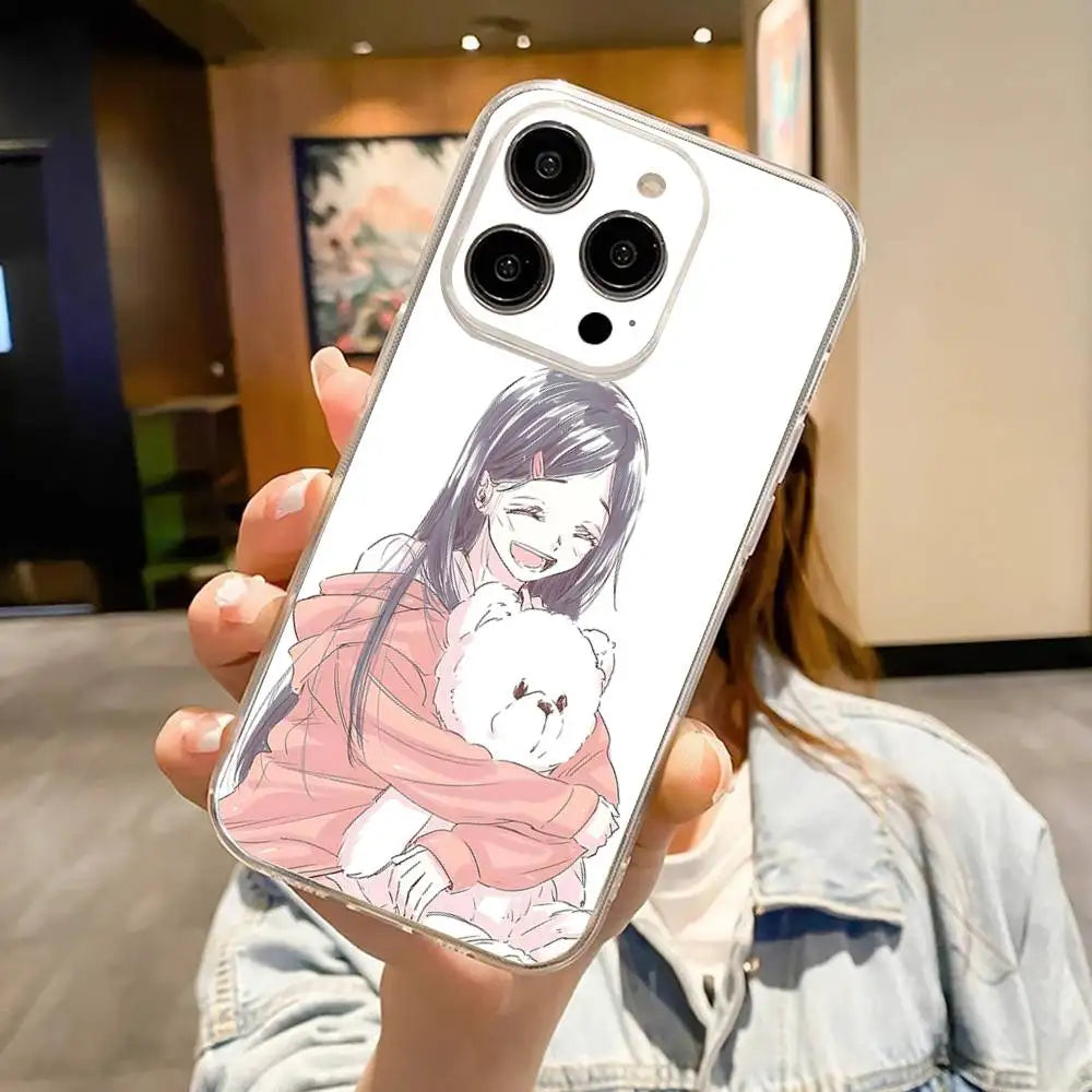 Kaoruko Waguri Phone Case For IPhone 17 16 15 14 13 12 11 Pro Max Air Soft Cover Transparent Silicone Soft Case