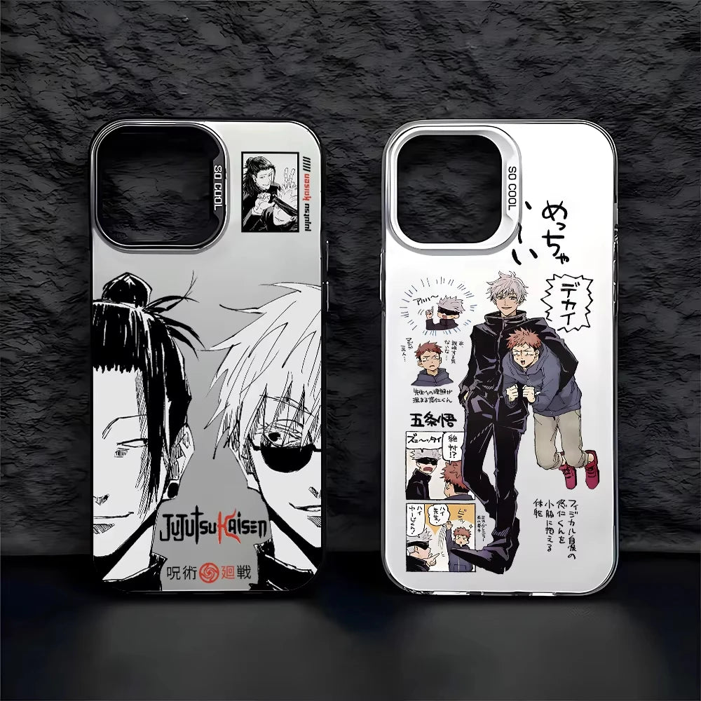 Comics Jujutsus Kaisens Satoru Gojo Phone Case For iPhone 17 16 15 14 13 12 11 Pro Max 16 Plus 16E 17 Air Shockproof Back Cover