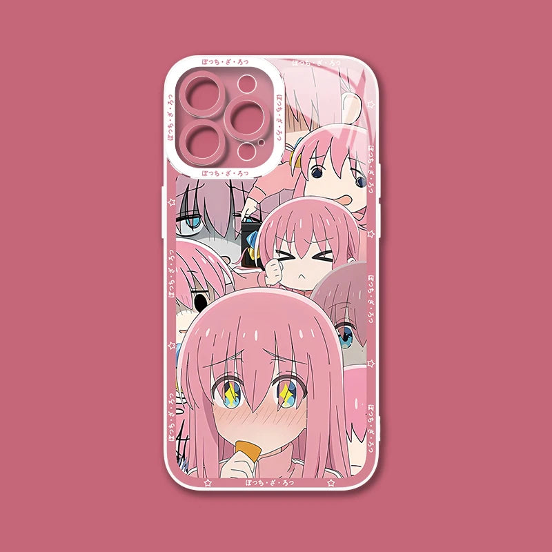 Anime Cute Bocchi The Rock Case For Samsung Galaxy S25 Ultra S23 S22 S21 S24 Plus FE A56 A36 A26 5G A16 A06 4G Note 20 Cover