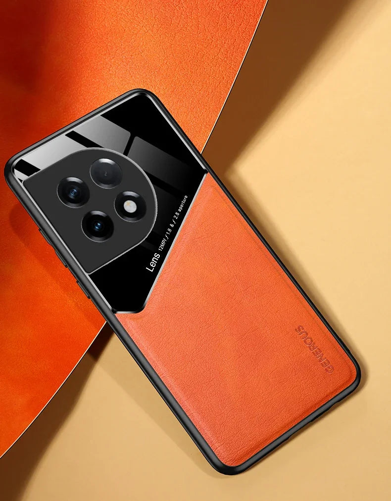 For OnePlus11 Case Zroteve PU Leather Car Magnetic Hard PC Cover For OnePlus 11 12 13 One Plus 11R 12R 13R OnePlus12 Phone Cases