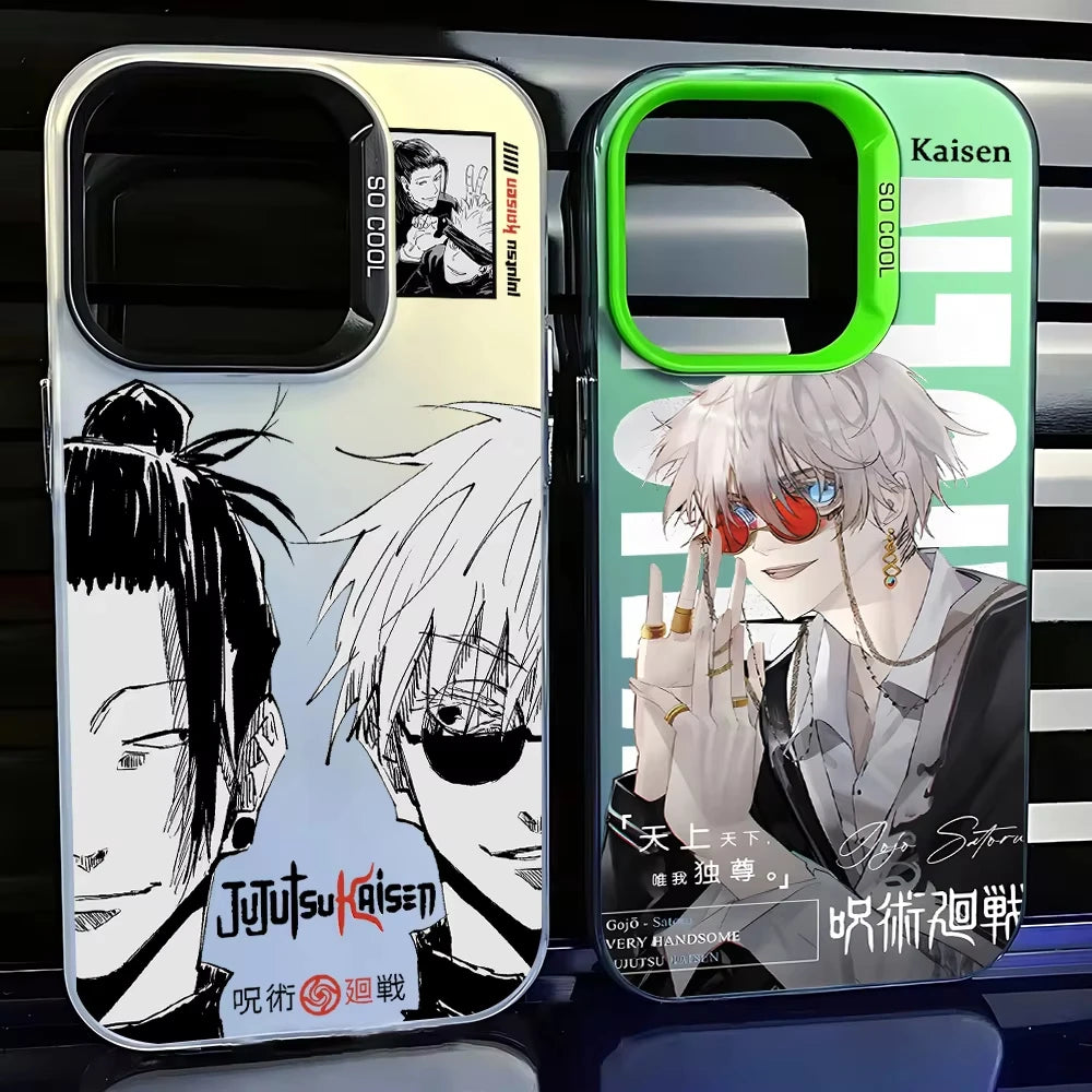 Comics Jujutsus Kaisens Satoru Gojo Phone Case For iPhone 17 16 15 14 13 12 11 Pro Max 16 Plus 16E 17 Air Shockproof Back Cover