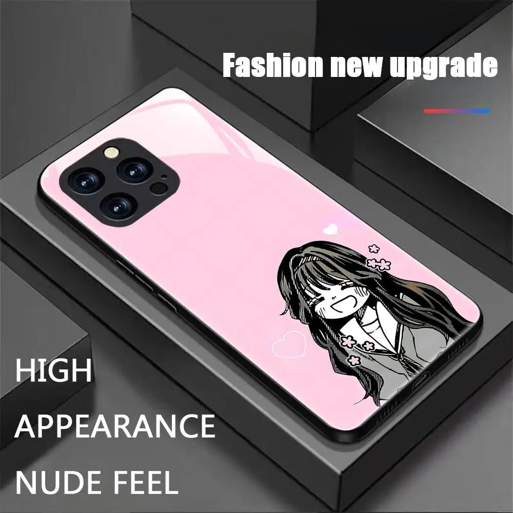 Kaouruko Waguri Anime Popular Phone Case For iPhone 16 15 14 13 12 11 X XR XS 8 Plus Mini Pro Max Glass Magnetic Phone Case