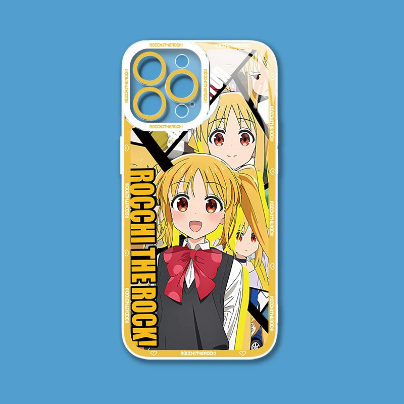 Anime Cute Bocchi The Rock Case For Samsung Galaxy S25 Ultra S23 S22 S21 S24 Plus FE A56 A36 A26 5G A16 A06 4G Note 20 Cover